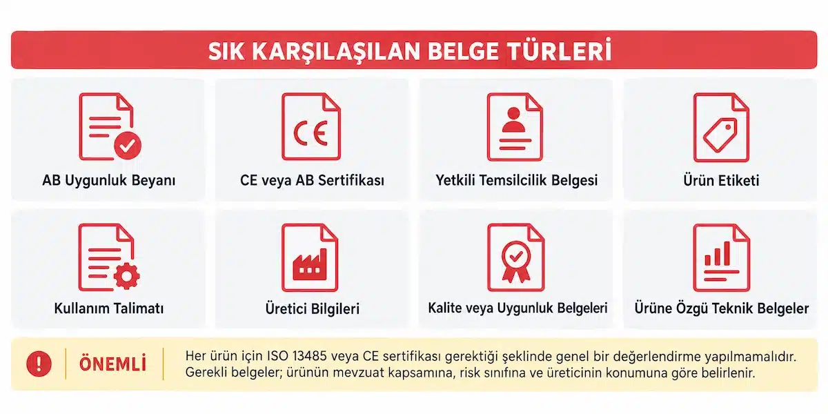 ÜTS Belge Türleri